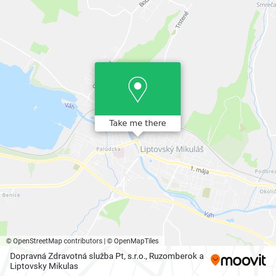 Dopravná Zdravotná služba Pt, s.r.o. map