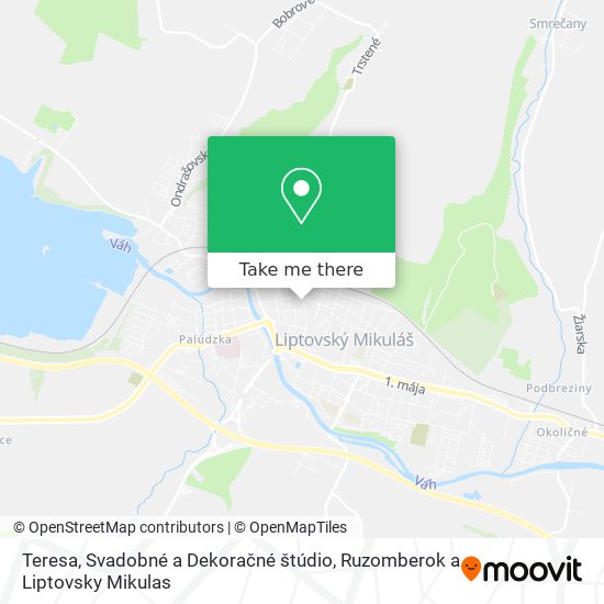 Teresa, Svadobné a Dekoračné štúdio map