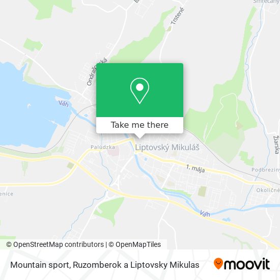 Mountain sport map