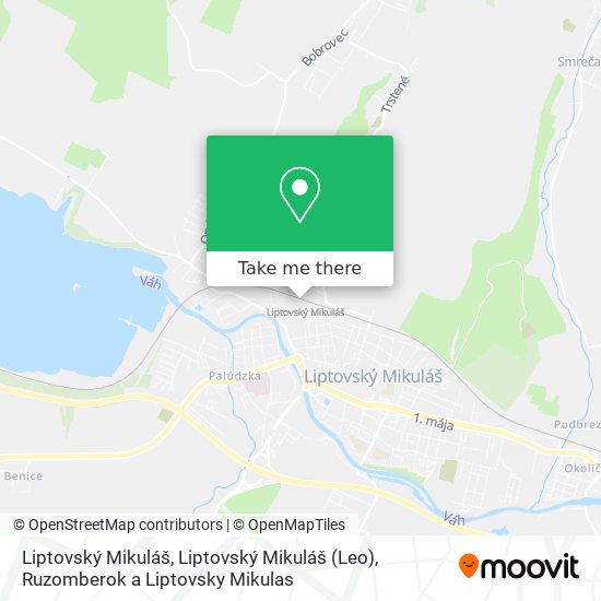 Liptovský Mikuláš, Liptovský Mikuláš (Leo) map