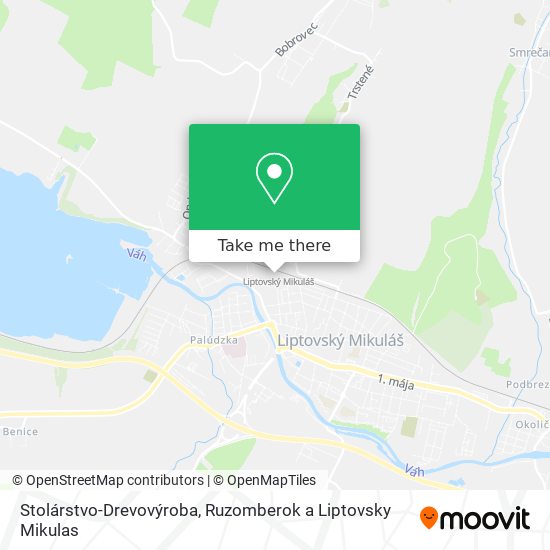 Stolárstvo-Drevovýroba map