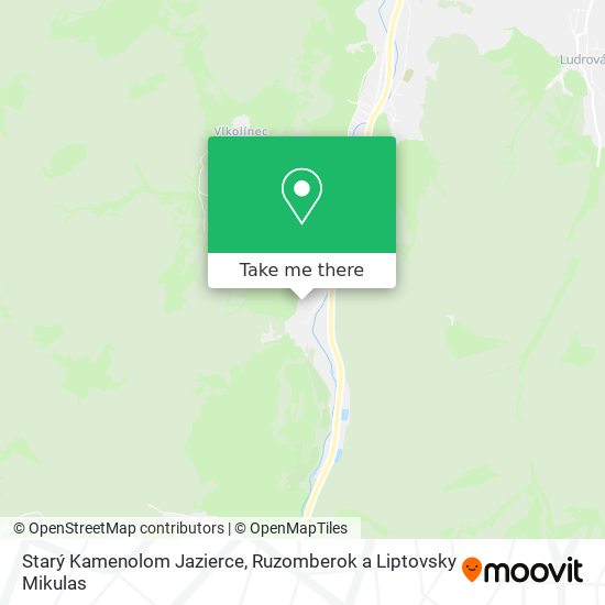 Starý Kamenolom Jazierce map