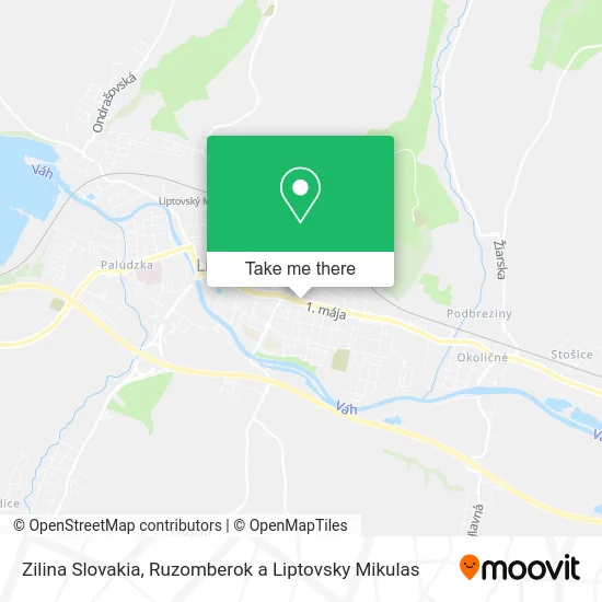 Zilina Slovakia map