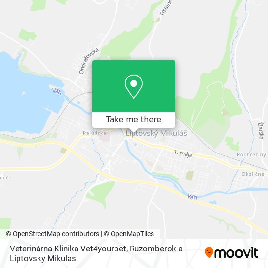 Veterinárna Klinika Vet4yourpet map