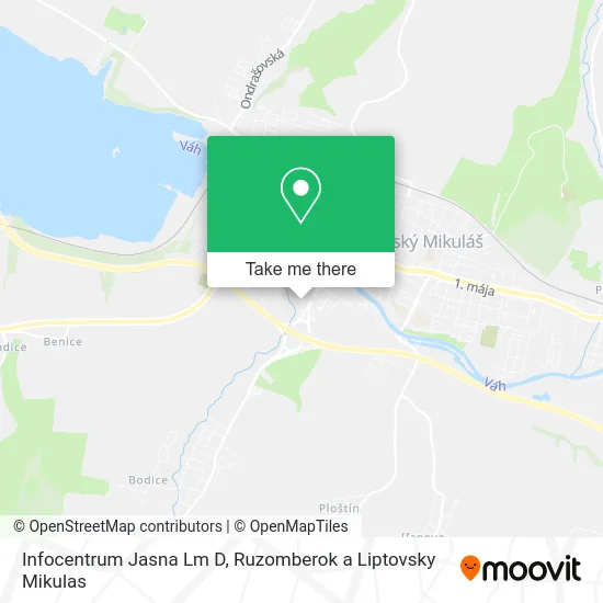 Infocentrum Jasna Lm D map