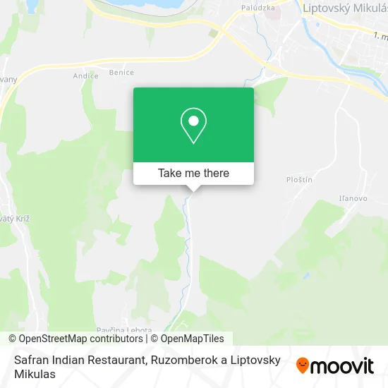 Safran Indian Restaurant map