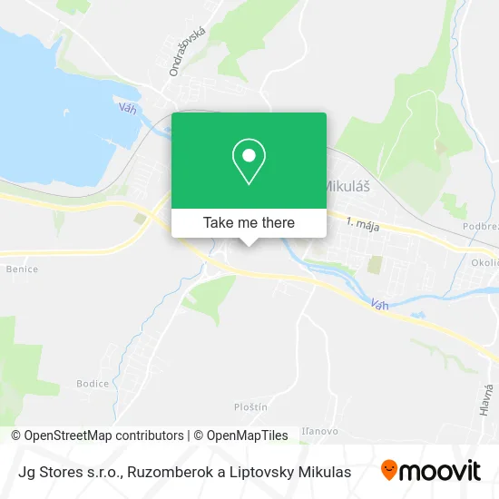Jg Stores s.r.o. map