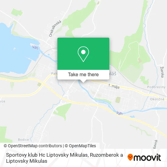 Sportovy klub Hc Liptovsky Mikulas map
