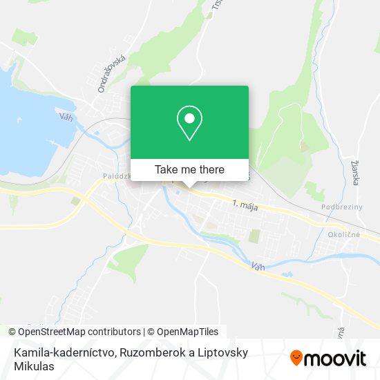 Kamila-kaderníctvo map