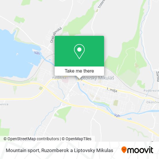 Mountain sport map