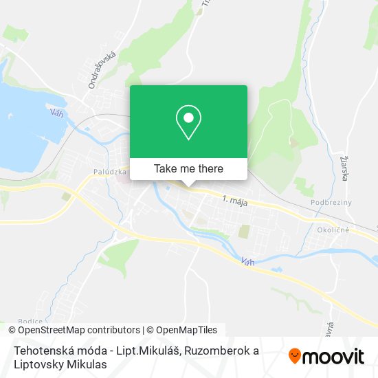 Tehotenská móda - Lipt.Mikuláš map