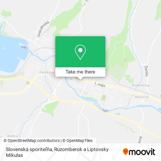 Slovenská sporiteľňa map