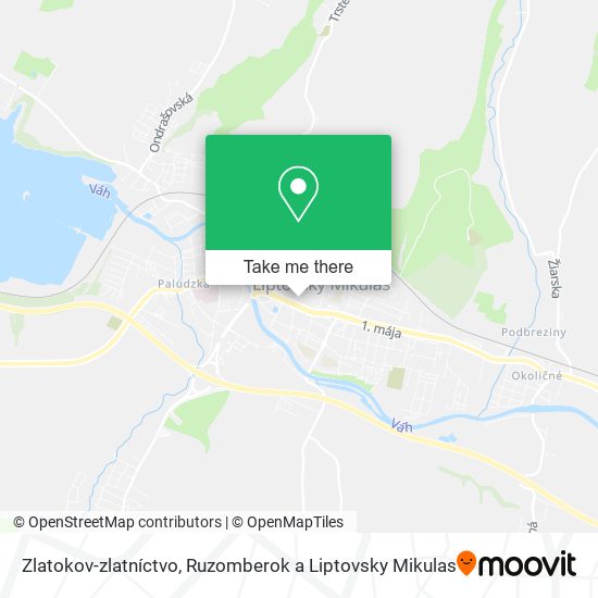 Zlatokov-zlatníctvo map