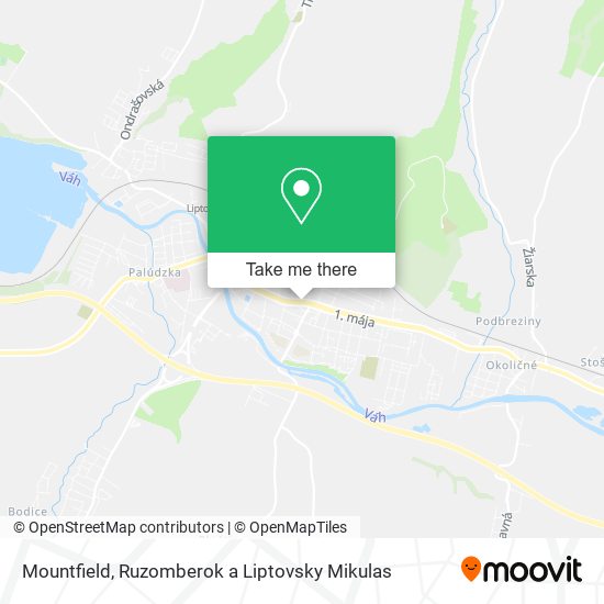 Mountfield map