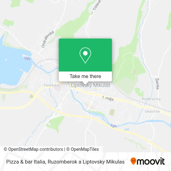 Pizza & bar Italia map