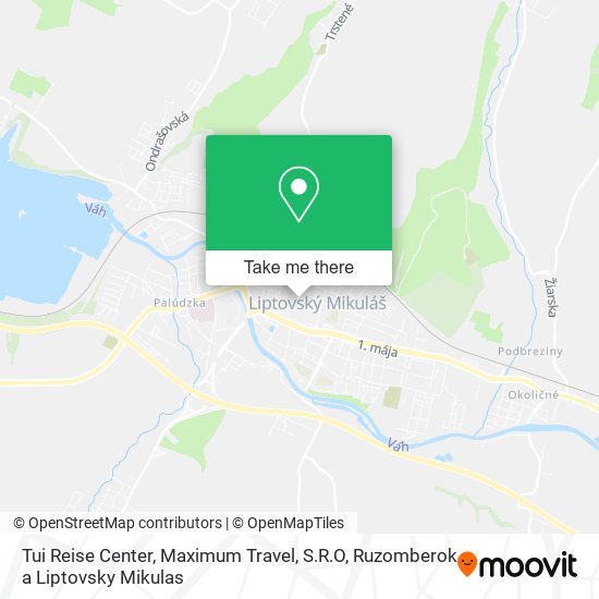 Tui Reise Center, Maximum Travel, S.R.O map