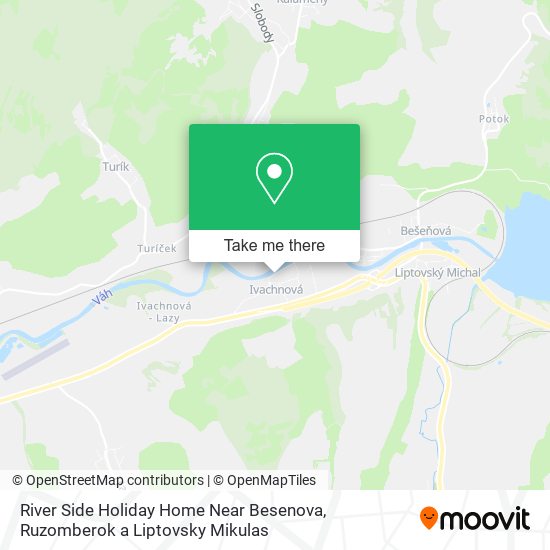 River Side Holiday Home Near Besenova map