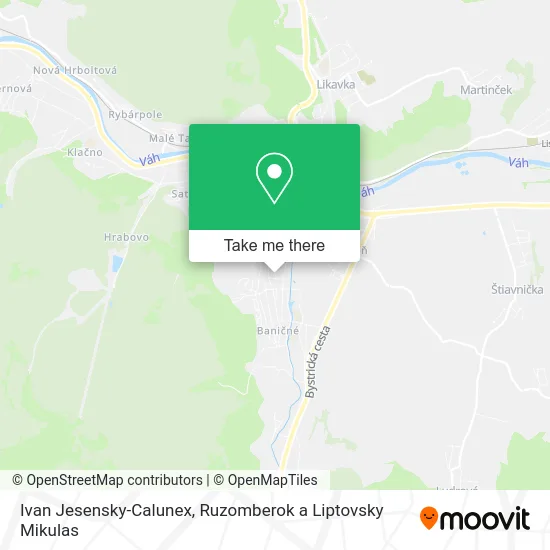 Ivan Jesensky-Calunex map