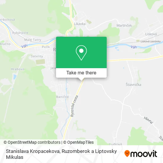 Stanislava Kropacekova map