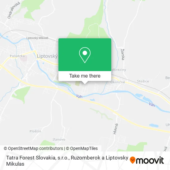 Tatra Forest Slovakia, s.r.o. map