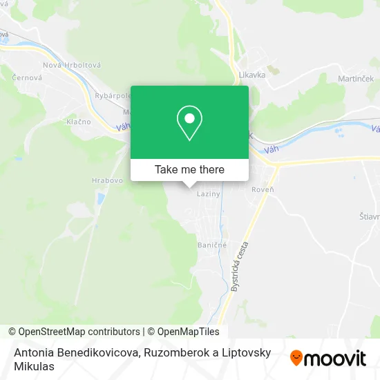 Antonia Benedikovicova map