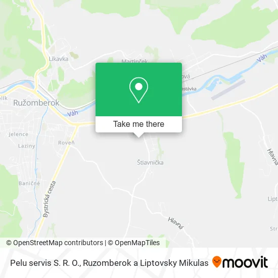 Pelu servis S. R. O. map