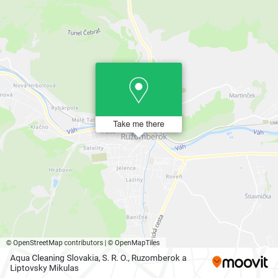 Aqua Cleaning Slovakia, S. R. O. map