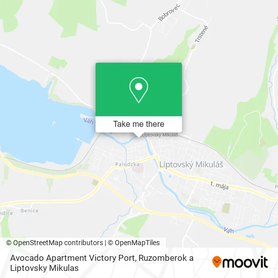 Avocado Apartment Victory Port map