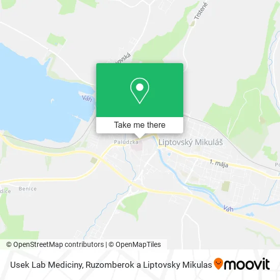 Usek Lab Mediciny map