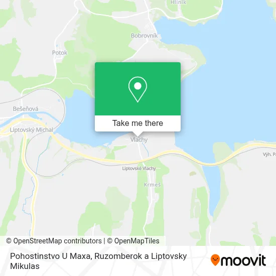 Pohostinstvo U Maxa map