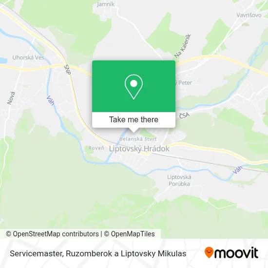 Servicemaster map