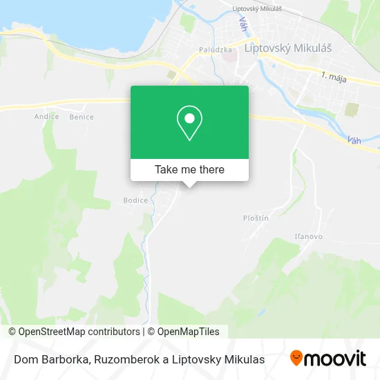 Dom Barborka map