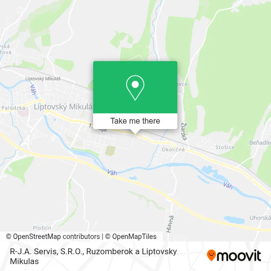 R-J.A. Servis, S.R.O. map