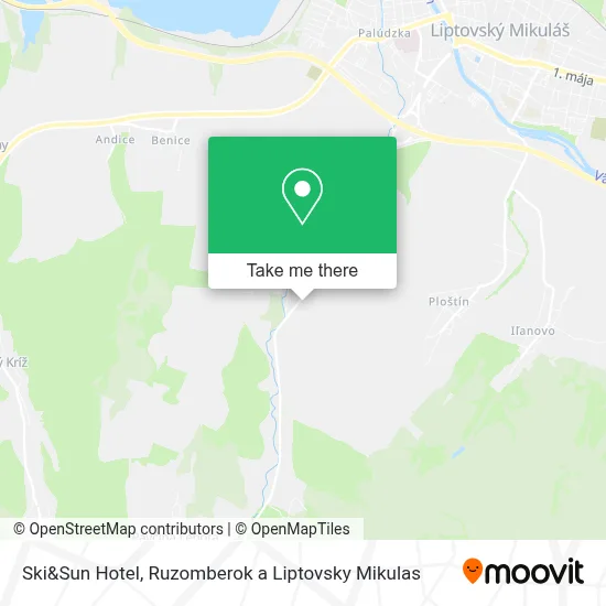 Ski&Sun Hotel map