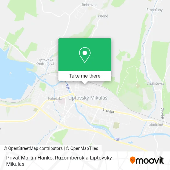 Privat Martin Hanko map