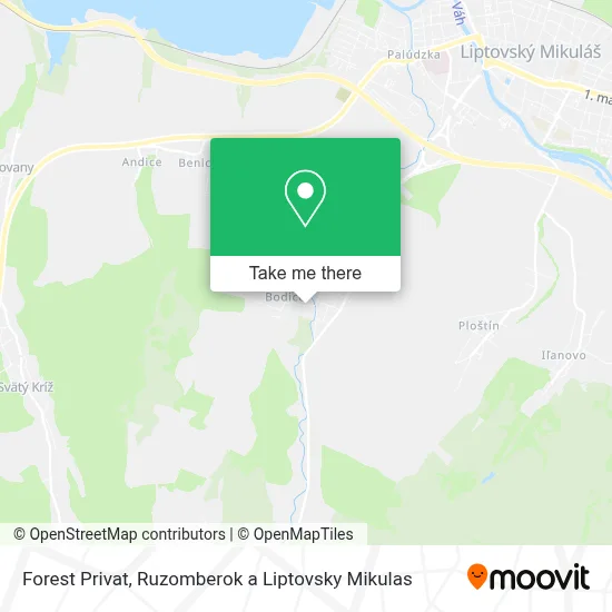 Forest Privat map