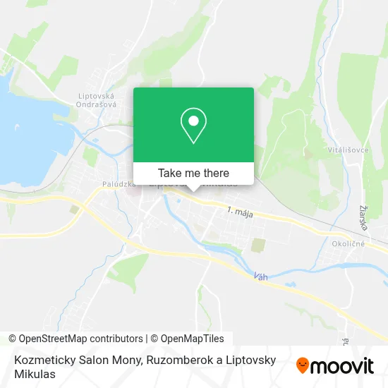Kozmeticky Salon Mony map