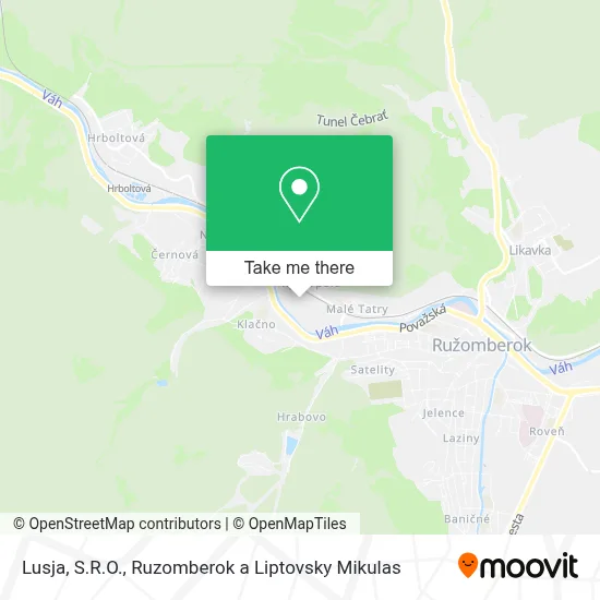 Lusja, S.R.O. map