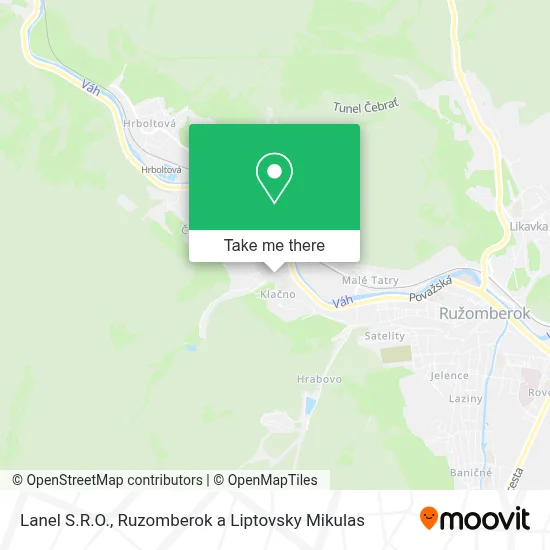 Lanel S.R.O. map