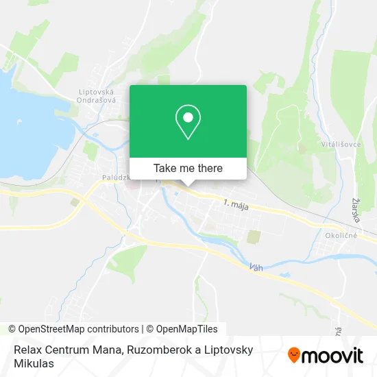 Relax Centrum Mana map