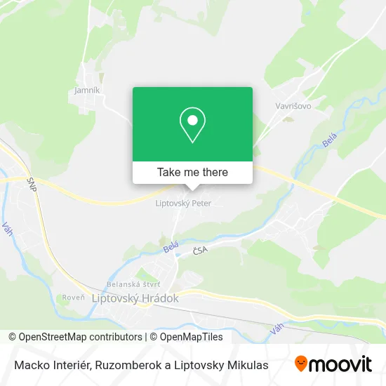 Macko Interiér map