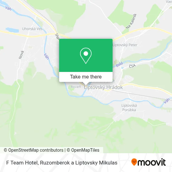 F Team Hotel map