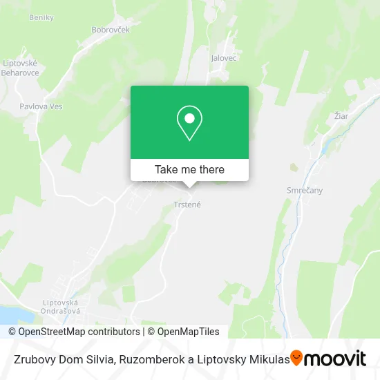 Zrubovy Dom Silvia map