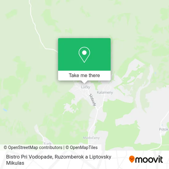 Bistro Pri Vodopade map