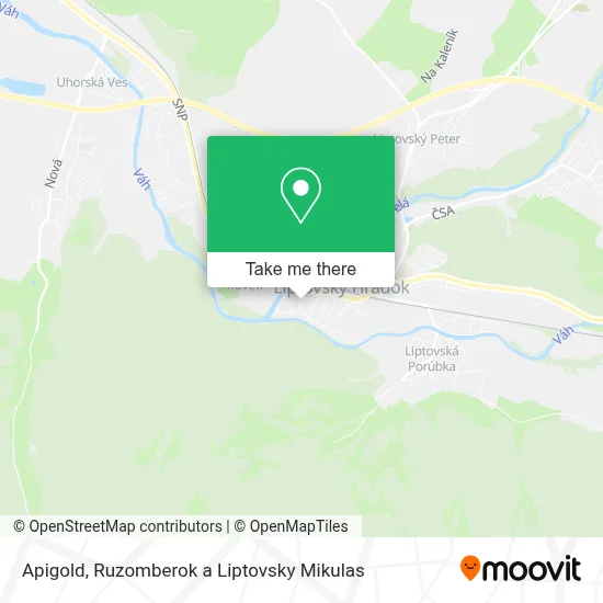 Apigold map