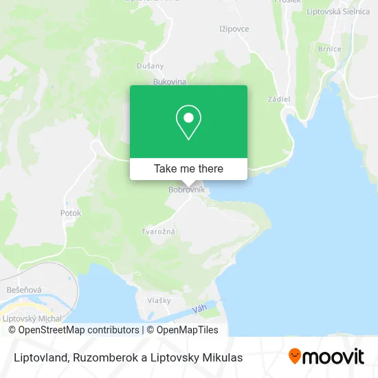 Liptovland map