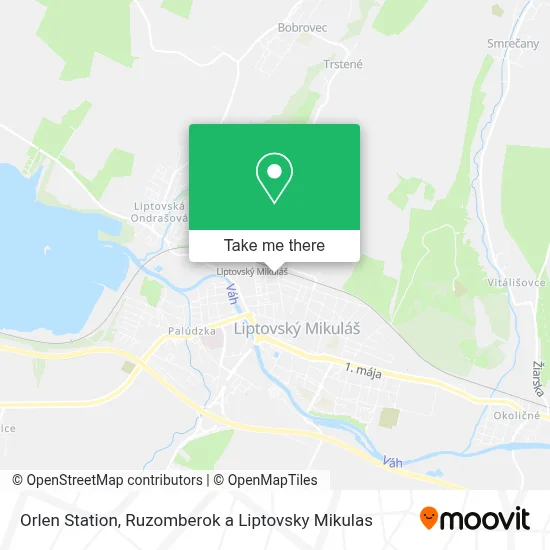 Orlen Station map