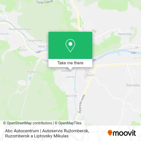 Abc Autocentrum | Autoservis Ružomberok map