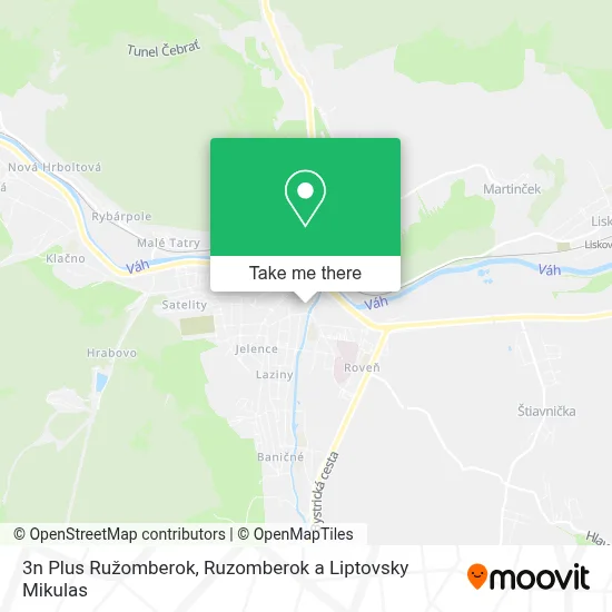 3n Plus Ružomberok map