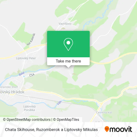 Chata Skihouse map